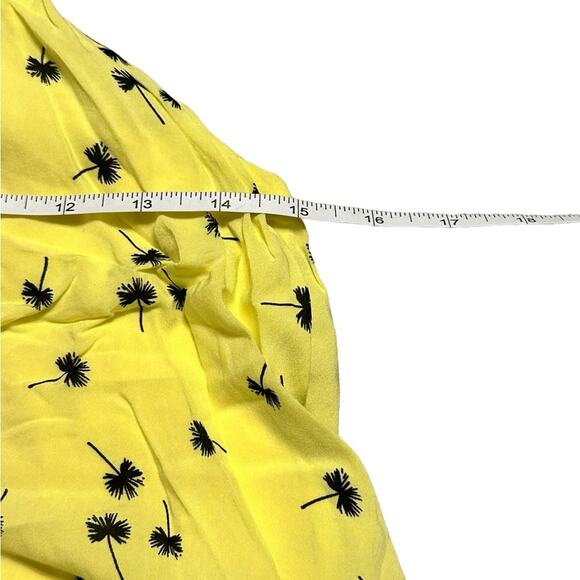 MNG by Mango Yellow Flower Palm Tree High Low Tank Size Medium - Picture 4 of 5